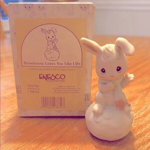 Precious Moments Snowbunny loves you like I do Figurine 183792